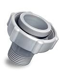 Pool Drain Fitting Connects fits for Coleman Pools, ID1.5-inch Connect To The Bottom Of The Pool and OD1.0-inch Connect To The Garden Pipe