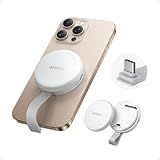 Anker MagGo USB-C Adapter, SD Card Reader for iPhone 16/15 Series, Portable Magnetic Memory Card Reader with Built-in Cable, Slot for SD&TF, 312MB/s Max Data Transfer forUSB C Devices(White)