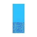 Swimline 18 Foot Round Durable 20 Gauge Vinyl Wall Overlap Pool Liner Cover for 48 and 52 Inch Above Ground Swimming Pools, Blue