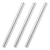 LOYORTY 3PCS 1 Inch Solid Round Aluminum Rod, 6061 Aluminum Round Bar, 13 inch Long Aluminum Round Stock for Industrial, DIY Craft, New Lathe Bar
