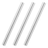LOYORTY 3PCS 1 Inch Solid Round Aluminum Rod, 6061 Aluminum Round Bar, 13 inch Long Aluminum Round Stock for Industrial, DIY Craft, New Lathe Bar