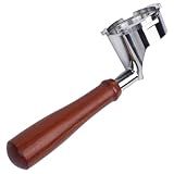 Bottomless Portafilter for Ninja Luxe Café Premier Series ES601 & ES601C Models | Basket Not Included | Compatible with Stock Filter Basket | Wooden Handle