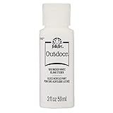FolkArt Outdoor Acrylic Paint in Assorted Colors (2 Ounce), 1610 Wicker White