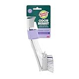 Scotch-Brite Odor Resist Soap Control Dishwand Brush, Non-Scratch Cleaning Brush with Scraper, Stands Upright, 1 Pack