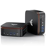 KAMRUI Pinova P1 Mini PC 16GB DDR4 RAM 512GB M.2 SSD, AMD Ryzen R2544 (Beats 4300U/3500U/10110U/N95, Up to 3.7 GHz) Mini Computers, Triple 4K Display, WiFi Bluetooth, Micro PC Business Office Home