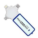 Photo Backup Stick Universal Picture and Video Backup for Any Device - iPhone, Android, Computer, Tablets (64GB)