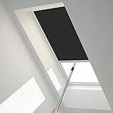MaKefeile Skylight Shades Blinds Skylights Cover Blackout Cellular Shades Cordless Skylight Shades for Ceiling Room Darkening Honeycomb Blinds Suitable Skylight an Room Windows,Custom Size Black.