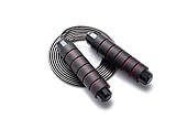 BOOMIBOO Jump Rope, Adjustable Jump Ropes,Skipping Rope Tangle-Free Rapid Speed with Ball Bearings for Women Men Kids,Exercise & Slim Body Jumprope at Home School Gym