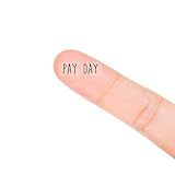 Pay Day Monthly Planner Stickers, 120 Clear Reminder Labels Calendar Scrapbooking Crafting Stickers