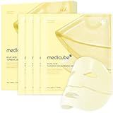 medicube Jelly Gel Mask with Brightening Kojic Acid Turmeric | Overnight Face Mask for Glass Glow Skin | Elasticity, Hydrating, Firming and Radiance Boosting | Korean Skincare, 28g x 4ea