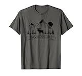 New Hampshire Mountain Moose | Cool New Hampshire Gift T-Shirt