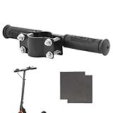 9 Inch Bike Backseat Handlebar, Electric Scooter Handle Grips, Bicycle Back Seat Safety Armrest, Bike Training Handle for Pipe 34.9mm-60mm Bicycles and Electric Scooters Diameter, Black