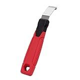 Vinyl Siding Removal Tool with Extra Long Handle- Steel Blade Vinyl Non-Slip Grip Handle for Installation and Removal Tool Avoid Damaging Vinyl Siding Tool (1)