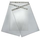 OKLILI 3pieces Scanner Carrier Sheet Sheets Compatible with Epson ES-55R ES-60W ES-65WR ES-50 DS-80W DS-70 RR-60 RR-70W Scan Damaged Torn Wrinkled Fragile Folded Fragile Paper Documents Photos