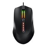 Cherry MC 2.1 Wired Gaming Mouse RGB Lighting with Programmable Buttons and User Profiles. Fits in Your Hand. Right Handed. 5000 DPI Pixart Sensor. Black