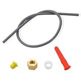 MIYOLO 4335 Feed Tube Assembly for Humidifier 600, 600A and 600M, 500, 500A, 500M, 400, 400A, 400M Compression Sleeve and Nut (4335), in-Line Strainer (4004), Yellow Orifice (4231)