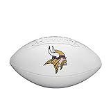 WILSON NFL Live Signature Autograph Football - Official Size, Minnesota Vikings