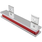 Master Magnetics 6" Magnetic Bar Tool Organizer - Easy to Install Magnet Storage Holder for House, Garage, Shed, or Job Site - Nickel Plate Finish