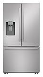 Sharp SJF2955KS 28.9 cu. ft., 3-door French Door Refrigerator, Ice/Water Dispenser, Advanced Cooling Plus System, Chill-Boost & Freezer-Boost, Automatic Dual Ice Maker Garage Ready, Stainless Steel