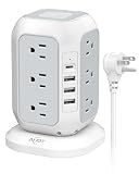 AiJoy USB C Power Strip Tower Surge Protector
