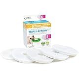 Catit Triple Action Replacement Original Water Fountain Filters, 5 Pack – Official Replacement Filters for Catit Cat Drinking Water Fountains