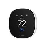 ecobee Smart Thermostat Essential - Energy Star Certified programmable Wi-Fi Thermostat - Works with Siri, Alexa, and Google Assistant