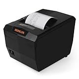 Rongta Thermal Receipt Printer with Auto Cut for Retail & Small Businesses, 80mm POS Printer, High-Speed Kitchen Printer, USB/LAN/Serial, Compatible with Windows/Linux Cups/MacOS/JavaPos/OPOS, RP327