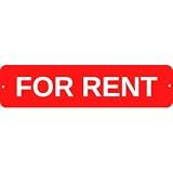 Real Estate Signs Riders Durable Aluminum Metal Signs With Different Messages For Real Estate 6x24 (For Rent)