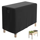 Jungda Outdoor Raised Garden Bed Cover for Winter (Only Cover),Waterproof Raised Planter Boxes Stand Covers Heavy-Duty Garden Bed Covers, Protection for Winter Snow, Frost, and Rain-48 x 24 x 30 inch