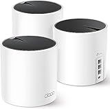 TP-Link Deco X55 AX3000 WiFi 6 Mesh System - Covers up to 6500 Sq.Ft, Replaces Wireless Router and Extender, 3 Gigabit Ports per Unit, Supports Ethernet Backhaul, Deco X55(3-Pack)