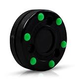 Green Biscuit Roller Hockey Puck- NHL Official Off Ice Hockey Street Puck for Better Stick Handling and Passing, Outdoor Practicing & Improving Skills, Diameter 3 Inch, Thick 1 Inch- 1 Pack