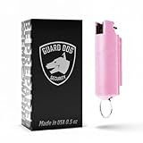 GUARD DOG SECURITY Quick Action Pepper Spray, Maximum Strength, 16-ft Range, Belt Clip For Easy Carry & Fast Access, keychain ready, Made in USA