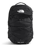 The North Face Borealis Commuter Laptop Backpack | Water Repellent Finish, 16" Laptop Sleeve, Large Main Compartment for Everyday Carry, TNF Black/TNF Black-NPF, One Size