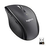 Logitech M705 Marathon Wireless Mouse, Gaming Mouse Wireless, 2.4 GHz USB Receiver, 5-Programmable Buttons, 3-Year Battery, PC, Mac, Laptop, Chromebook - Black