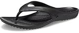 Crocs Women's Kadee II Flip Flops, Black, 7 M
