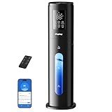 Humidifiers for Bedroom Large Room with 7L/1.85Gal Quiet Humidifiers, Smart App & Remote Control, 4 Mist Levels Cool Mist Humidifier for Home & Office