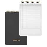 Zhitongda Daily Undated Business Planner Activity Log Book Spiral,Work Organizer Checklist Notebook,Office Productivity,Weekly Small Planner With Notes Section Premium Paper(6 * 9in 54 Sheets)