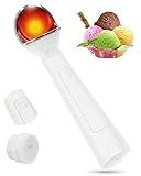 Heated Ice Cream Scoop Rechargeable, Heating Electric Ice Cream Scooper with LED Display, 158°F Warming Spoon for Hard Icecream