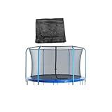 Upper Bounce Round Trampoline Safety Net – Round Trampolines Using Variant Straight Poles – Breathable, Weather Resistant Trampoline Net Replacement, Installs Outside Frame