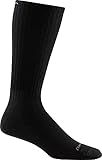 Darn Tough Vermont Men's The Standard Mid-Calf Cushioned Lightweight Lifestyle Socks (Style 1474) - Black, Medium