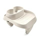 Intex PureSpa Attachable Cup Holder for Spa Wall, Pool and Hot Tub Accessory for Drinks that Holds 2 Standard Sized Beverages, Tan