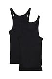 Bonds Women's Soft Chesty Tank Top in Stretchy 100% Cotton Rib for Women, 2-Pack Black