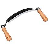 10'' Draw Knife,Draw knife debarking tool,Curved Draw Knife,Draw Shave Tool Debarking Hand Tool,ergonomic handle,simple and effortless to use,bark stripper tool