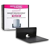 HangSmart No Stud DIY Smart Device Shelf – Easy Install Wall Shelf for Smart Devices, Rear Surround Speakers, & Small Electronics – Holds Up to 25LBS, Ideal for Home & Office Use