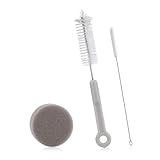 3 PCS Cat Water Fountain Cleaning Set Professional Cat Water Brush Pet Drinking Dispenser Cleaning Kit Cleaning Brushes Pet Fountain Cleaning Kit for Most Pet Water Dispensers(Brushes & Sponge)