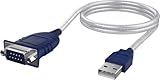 SABRENT USB 2.0 to Serial (9 Pin) DB 9 RS 232 Converter Cable, Prolific Chipset, HEXNUTS, [Windows 11/10/8.1/8/7/VISTA/XP, Mac OS X 10.6 and Above] 2.5 Feet (CB-DB9P)
