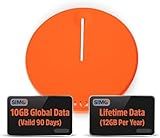 SIMO Solis Hero 4G LTE Hotspot, Includes Lifetime Data (12GB Per Year) and 10GB Global Data, Access Multiple Carriers, Internet in 140+ Countries, No Contract, Mobile Wi-Fi for Travel