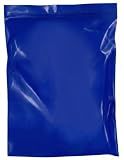 uGems 5" x 8" Blue 100 Resealable Plastic Bags Durable Storage for Crafts, Tools, Office Supplies, Small Parts, Travel, and Holiday Packaging – sku: r58bl-100