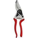 FELCO F8 Pruning Shears – 8.3" Swiss-Made Garden Clippers for Large Right Hands | Ergonomic Comfort | Hand Pruners for Gardening | Garden Tool Cutter with Precision Bypass Blade, Aluminum Handles