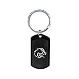 Fan Frenzy Gifts Keychain Keychain with a 1-In Key Ring | Officially Licensed NCAA Merchandise, (Boise State University)
